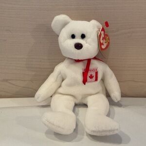 Maple Ty rare Canada beanie baby 1990s with tag errors